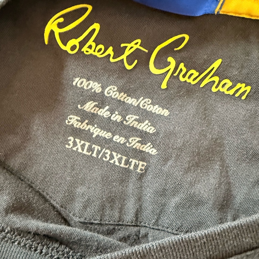 Robert Graham Skull Space Graphic Tee | Artist Series | Black | Size 3XL - Picture 3 of 4